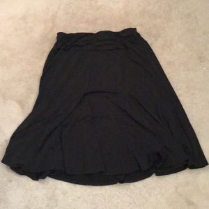Little black skirt. Closet staple.
